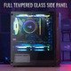 Case mATX - Trinity Mini-G-BK-v3 - 3 fans included, Tempered Glass