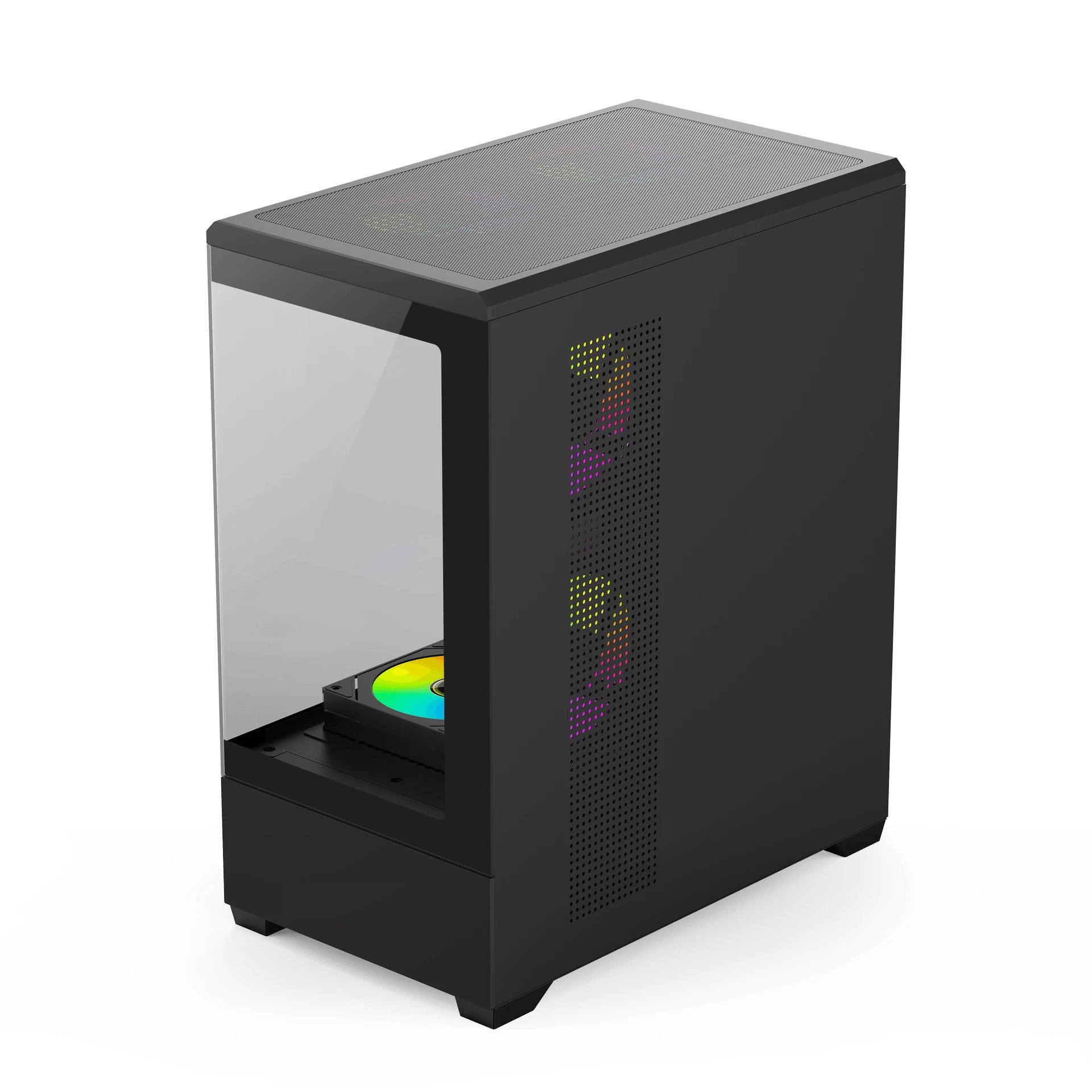 кутия Case ATX - C365 Black - 3 x 120 mm A-RGB fans included