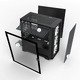 AIR 100 ARGB, Micro ATX Case, TG, 4x120mm ARGB Fans, Black
