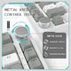 Gaming Mechanical Keyboard AK820 - AS Red Switch [Linear] (English US), Gray White, White Light