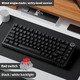 Gaming Mechanical Keyboard AK820 - Red Switches [Linear] (English US), Black, White Backlight
