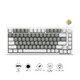 Gaming Mechanical Keyboard AK820 - Mille feuille Yellow Switches [Linear] (English US), White Gray, White Light
