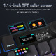 геймърска механична клавиатура Wireless Gaming Mechanical Keyboard AK980 V2 - Gift Switch [Linear] (English US), Black, Gray