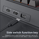 геймърска механична клавиатура Wireless Gaming Mechanical Keyboard AK980 V2 - Gift Switch [Linear] (English US), Black, Gray