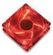 Fan 120mm Red Quiet  LED AK274CR-4RDS