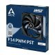 Arctic Fan F14 PWM PST (black) - 140mm 200-1350rpm