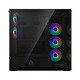 Case E-ATX - Xtender (Mirror Black) - 5 A-RGB Fans included