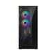 Case E-ATX - Xtender VG (Mirror Black) - PCIe Gen 4 riser included, 5 A-RGB Fans included