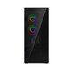 кутия Case E-ATX - Xtender VG (Black) - PCIe Gen 4 riser included, 5 A-RGB Fans included