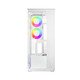 Case E-ATX - Xtender VG (White) - PCIe Gen 4 riser included, 5 A-RGB Fans included