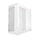 Case E-ATX - Xtender VG (White) - PCIe Gen 4 riser included, 5 A-RGB Fans included