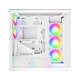 Case E-ATX - Xtender VG (White) - PCIe Gen 4 riser included, 5 A-RGB Fans included