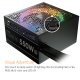 PSU - ASTRAPE M1-550W RGB - 80 Plus, APFC