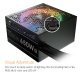 PSU - ASTRAPE M1-650W RGB - 80 Plus, APFC