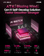 Professional Gaming Mechanical Keyboard RS6 Ultra - 8K, Gateron Jade Gaming [Linear] - Sakura Warrior