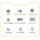 геймърска механична клавиатура Wireless Gaming Mechanical Keyboard AU75 - Bloomfield Switch [Linear] (English US), Beige