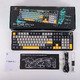 геймърска механична клавиатура Wireless Gaming Mechanical Keyboard F108 PRO - Volcanic Switch [Linear] (English US), Black, Gray