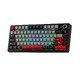 геймърска механична клавиатура Wireless Gaming Mechanical Keyboard F75 MAX - Reaper Switch [Linear] (English US), Black, Red
