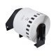 Brother DK-22205 - Roll White Continuous Length Paper Tape 62mm x 30.48m, Black on White - MK-DK-22205