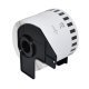 Brother DK-22205 - Roll White Continuous Length Paper Tape 62mm x 30.48m, Black on White - MK-DK-22205