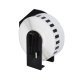 Brother DK-22214 - White Continuous Length Paper Tape 12mm x 30.48m, Black on White - MK-DK-22214