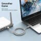 LAN UTP Cat.6 Patch Cable - 3M Gray - IBEHI