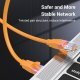 LAN UTP Cat.6 Patch Cable - 1M Orange - IBEOF