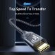 кабел Cable USB 3.2 Gen2x2 - Type-C to Type-C PD100W 20Gbps 1.0m Black - CM32-10-BK