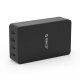 зарядно за стена Smart Charger 220V - 34W 4 port black - CSE-4U