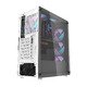 кутия Case ATX - DK351 White - 4 fans included