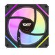 Fan 120mm DM12 Pro, Reverse, A-RGB Black