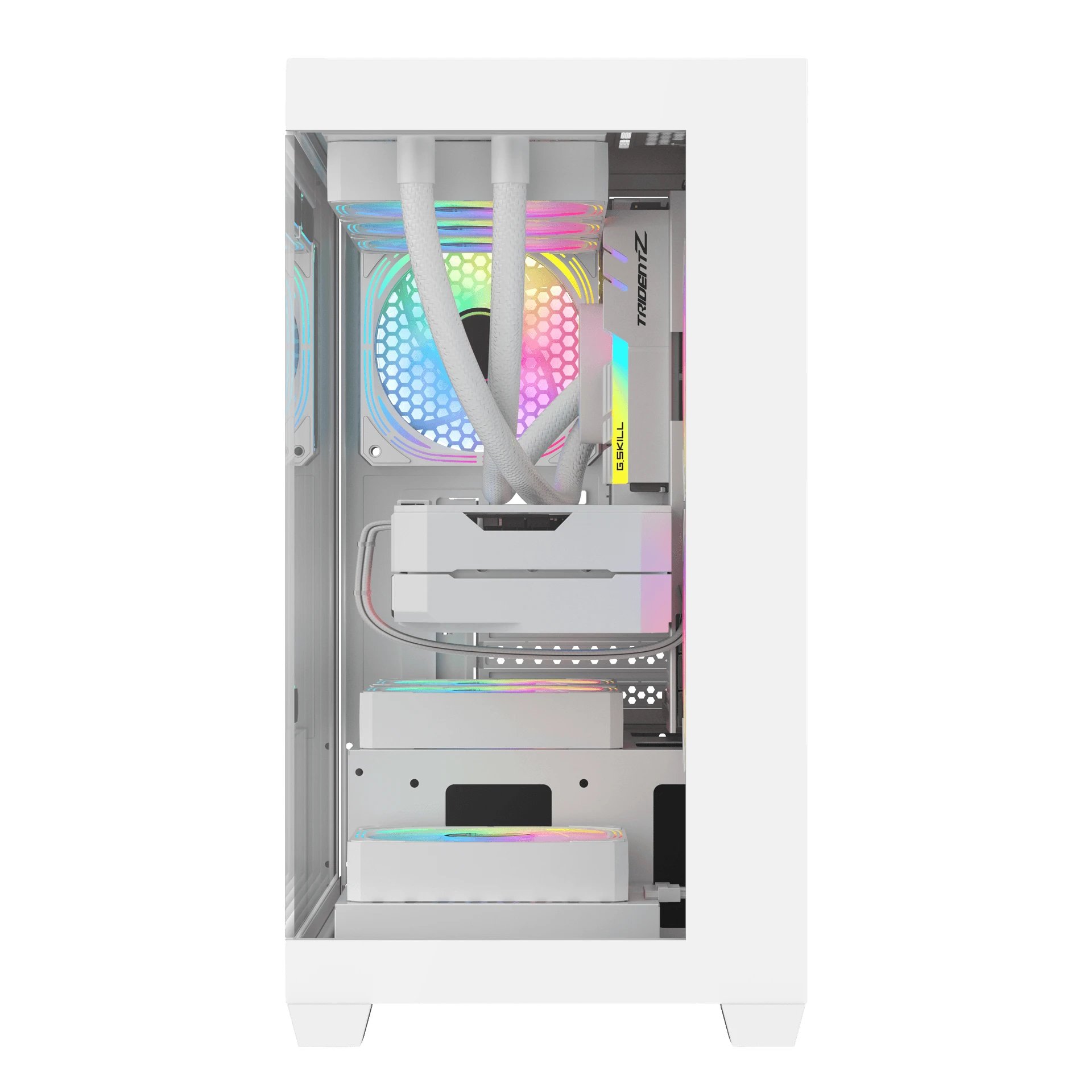 кутия Case mATX - DS900M White - 6 x 120 mm Infinity Mirror A-RGB кутия Case mATX - DS900M White - 6 x 120 mm Infinity Mirror A-RGB