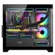 кутия Case mATX - DS900M Black - 6 x 120 mm Infinity Mirror A-RGB