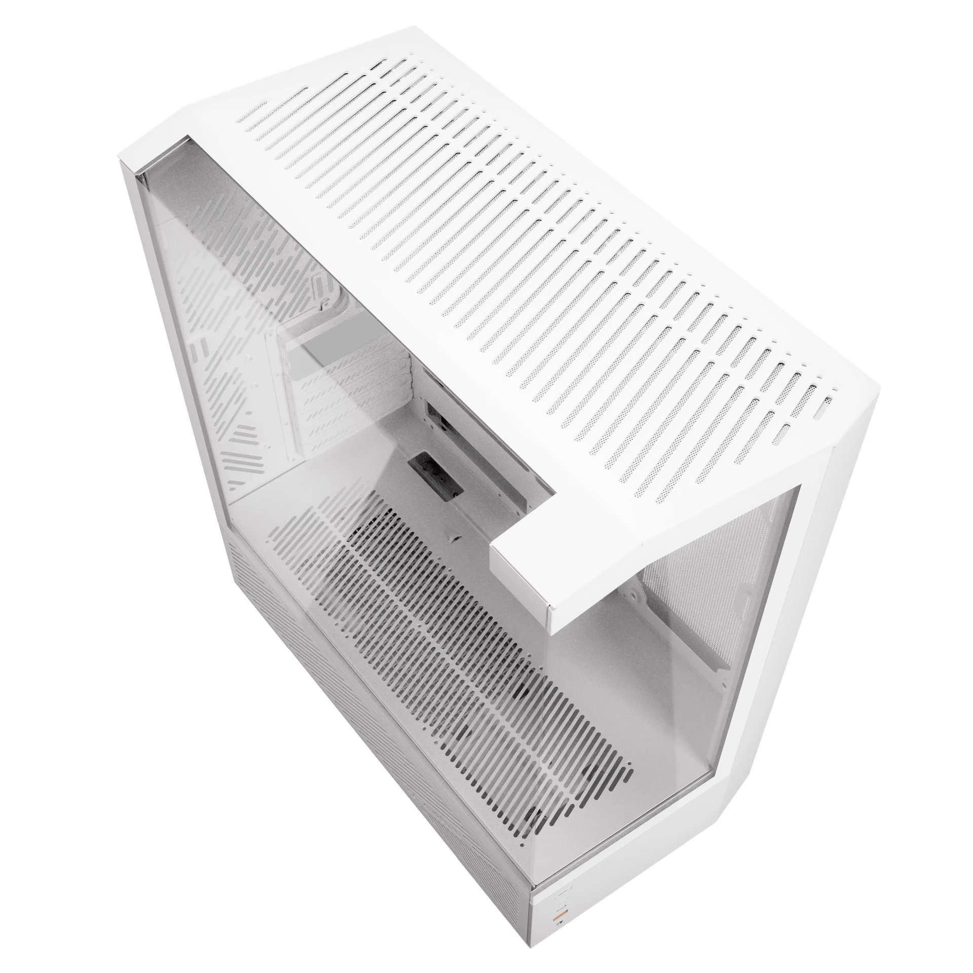 кутия Case ATX - DY460 White - 4 x 120 mm A-RGB fans included, USB-C