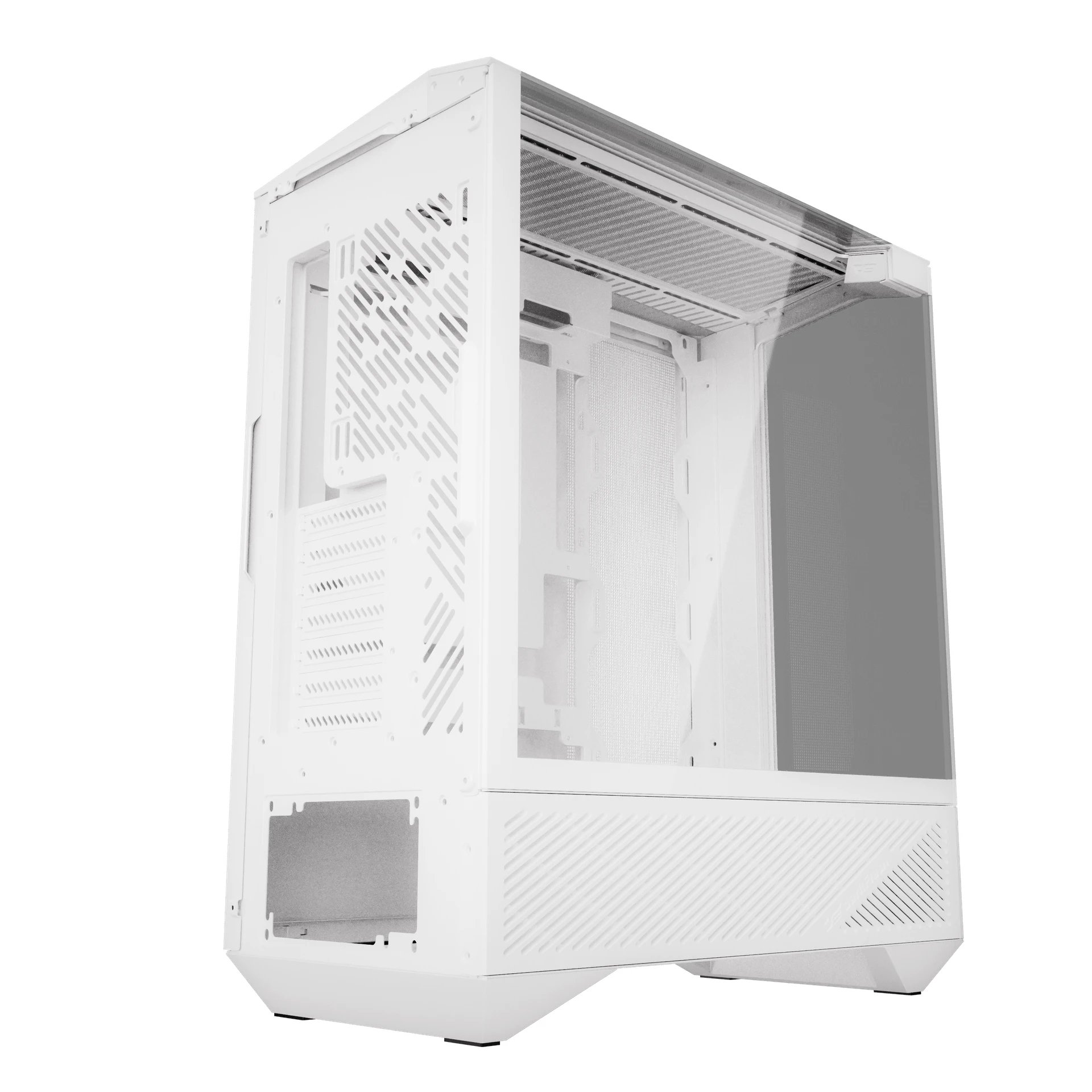 кутия Case ATX - DY460 White - 4 x 120 mm A-RGB fans included, USB-C