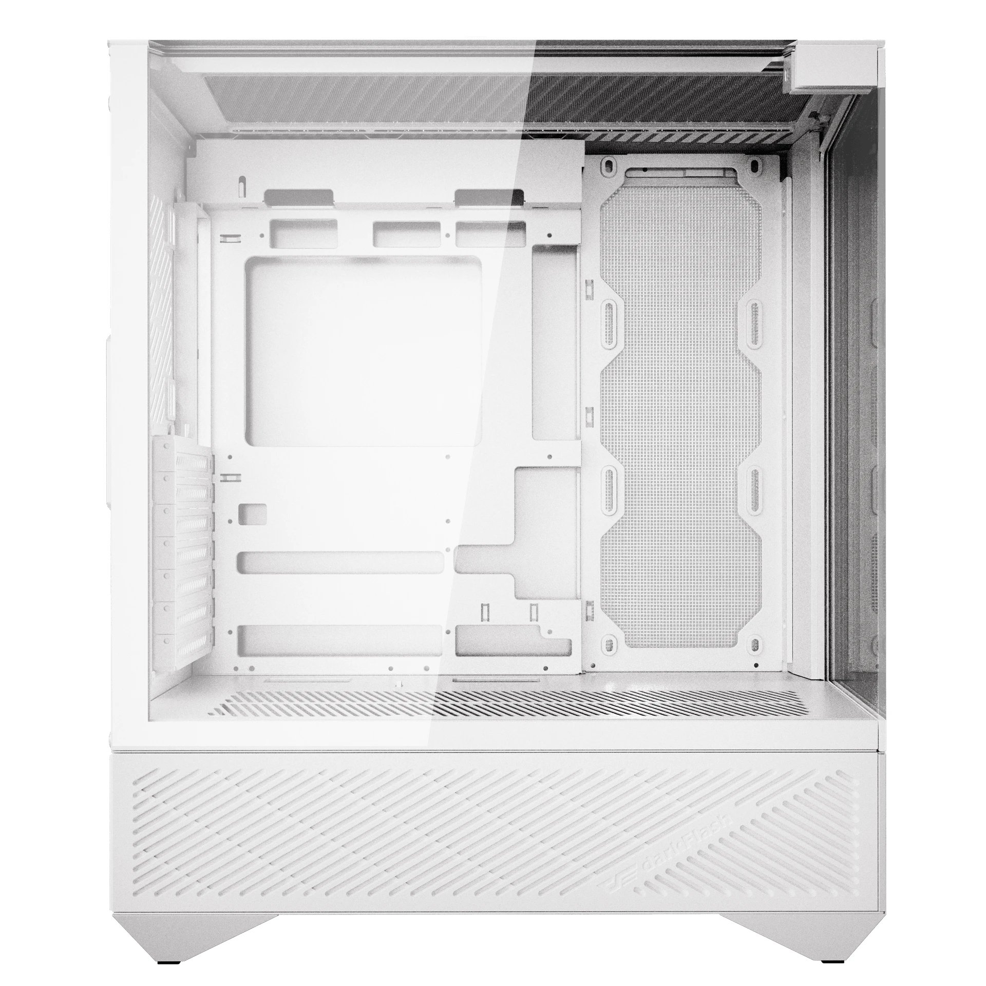 кутия Case ATX - DY460 White - 4 x 120 mm A-RGB fans included, USB-C
