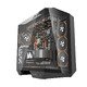 Case ATX - DY470 Shadow Black - 4 x 120 mm Infinity Mirror Fans