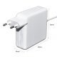 Laptop Adapter Apple - 18.5V 4.6A 85W L tip G1 MagSafe - MAKKI-NA-AP-32