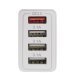 Fast Charger - QC3.0+3xUSB 30W White - MAKKI-QC48W4