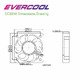Fan 50x50x10 2Ball (4500 RPM) EC5010M12BA