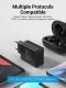 бързо зарядно Fast Charger Wall - QC4.0, PD3.0 Type-C, 20W Black - FADB0