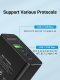 Fast Charger Wall - QC4.0, PD Type-C + QC3.0 USB A, 20W Black - FBBB0