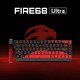 Professional Gaming Mechanical Keyboard FIRE 68 ULTRA - 8K, Gateron Magnetic Jade Switches - Black