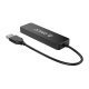USB2.0 HUB 4 port Black - FL01-BK