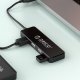 USB2.0 HUB 4 port Black - FL01-BK