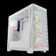 кутия Case E-ATX - ATHENA M3 White - USB-C, 4 x 120 mm A-RGB, Mesh, Tempered Glass