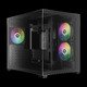 кутия Case mATX - AURA GC10M - 3 x 120 mm A-RGB, Tempered Glass