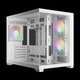кутия Case mATX - AURA GC10M White - 3 x 120 mm A-RGB, Tempered Glass