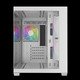 кутия Case mATX - AURA GC10M White - 3 x 120 mm A-RGB, Tempered Glass