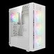 Case ATX - AURA GC2 Elite White - Mesh, RGB, Tempered Glass